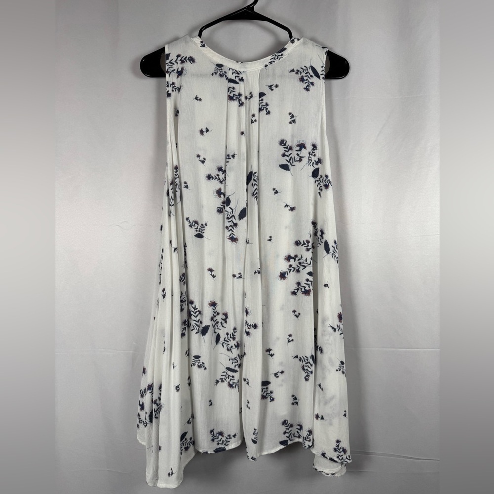 Free People White Floral Mini Dress - Picture 9 of 14
